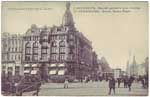 Looking over Kazanskaya Bridge towards the Church on Spilled
      			 Blood c1910