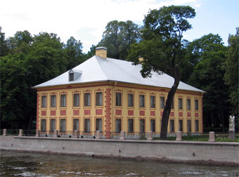 Peter the Great's modest Summer Palace overlooking the Fontanka is the oldest stone building in St.Peterburg c.1714